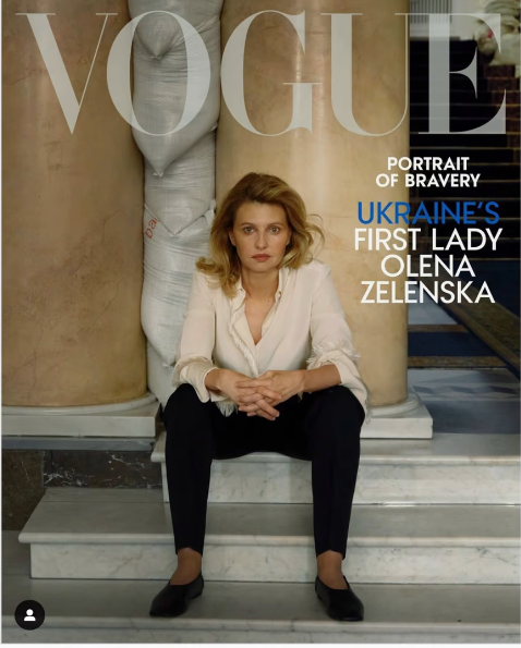 オレーナ・ゼレンシカ 大統領夫人  　VOGUE ウクライナ　美人　